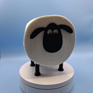 Sheep toilet roll holder
